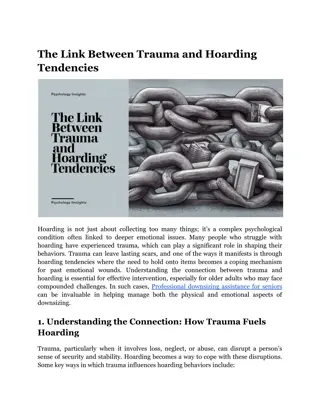 The Link Between Trauma and Hoarding Tendencies