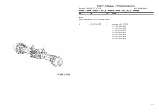 SAME fortis 190 infinity Tractor Parts Catalogue Manual Instant Download (SN wsxau80200ls50010 and up)