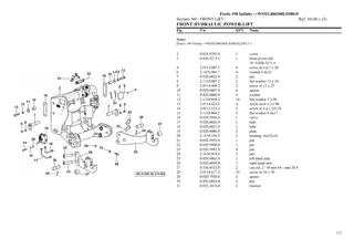 SAME fortis 190 infinity Tractor Parts Catalogue Manual Instant Download (SN wsxu400200ls50010 and up)