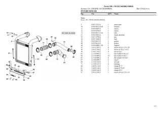 SAME fortis 190 Tractor Parts Catalogue Manual Instant Download (SN wsxu360200ls50010 and up)