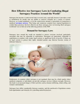 How Effective Are Surrogacy Laws in Combating Illegal Surrogacy Practices Around the World