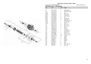 SAME iron 190 continuo dcr Tier 3 Tractor Parts Catalogue Manual Instant Download (SN 10001 and up)