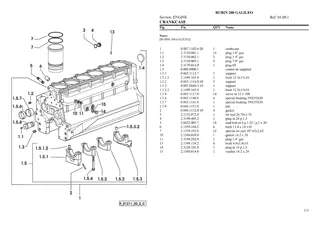 SAME rubin 200 galileo Tractor Parts Catalogue Manual Instant Download