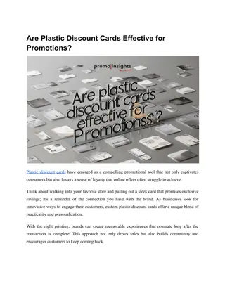 Are Plastic Discount Cards Effective for Promotions_