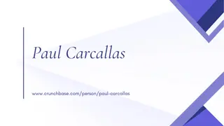 How Does Paul Carcallas Approach Challenges in Business?