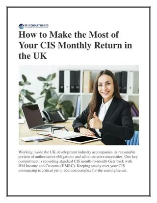 How to Make the Most of Your CIS Monthly Return in the UK