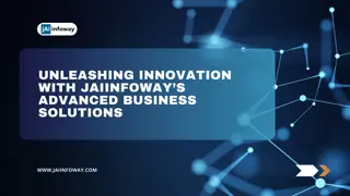 Unleashing Innovation with Jaiinfoway’s Advanced Business Solutions