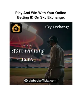 Play And Win With Your Online Betting ID On Sky Exchange