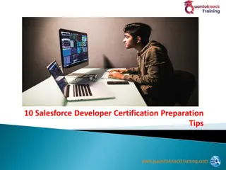 10 Salesforce Developer certification Preparation Tips