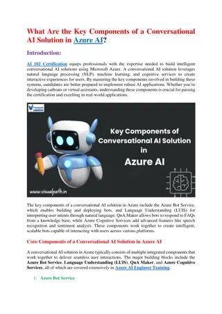 Azure AI-102 Course in Hyderabad - India