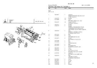 Deutz Fahr dx 3 sc 60 Parts Catalogue Manual Instant Download