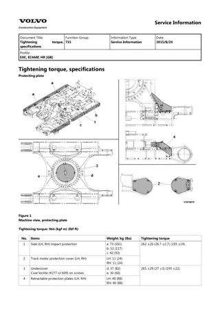 VOLVO EC460C HR EC460CHR EXCAVATOR Service Repair Manual Instant Download