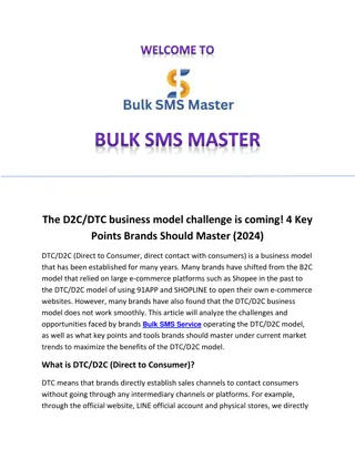 The D2CDTC business model challenge is coming! 4 Key Points Brands Should Master (2024)