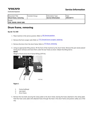 VOLVO SD45F SOIL COMPACATOR Service Repair Manual Instant Download