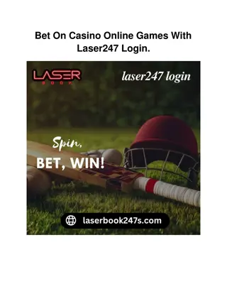 Bet On Casino Online Games With Laser247 Login