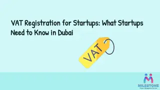 VAT Registration for Startups: What Startups Need to Know in Dubai