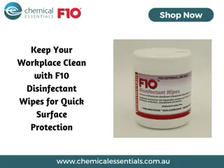 Keep Your Workplace Clean with F10 Disinfectant Wipes for Quick Surface Protection