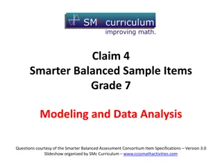 Grade 7 Math Modeling and Data Analysis Questions