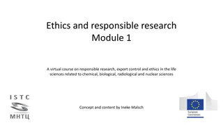 Ethical Research and Responsible Science Course Overview