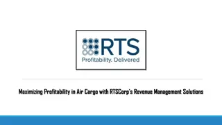 Maximizing Profitability in Air Cargo with RTSCorp's Revenue Management Solutions