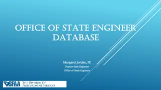 State Engineer Office Database System Overview