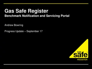 Gas Safe Register Benchmark Notification & Servicing Portal Update