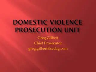 Addressing Domestic Violence: A Closer Look at Prosecution and Impact