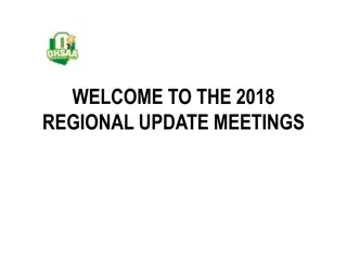 OHSAA 2018 Regional Update Meetings Recap