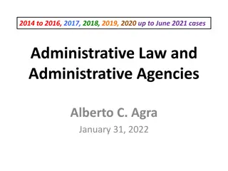 Administrative Law and Administrative Agencies: A Comprehensive Overview