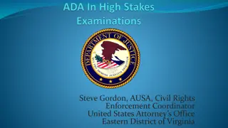 Insights from Steve Gordon, Civil Rights Enforcement Coordinator, Eastern District of Virginia