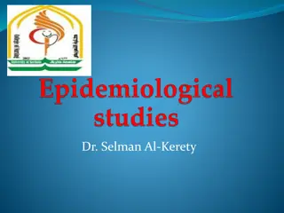 Experimental Studies in Epidemiology