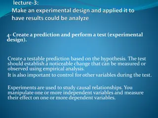 Designing a Controlled Experiment: Steps and Considerations