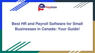 Guide to the Best HR and Payroll Software for Small Businesses in Canada!