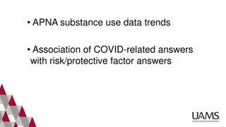 APNA Substance Use Data Trends on COVID-Related Answers and Risk Factors