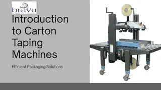 Efficient Carton Taping & Case Sealing Machine for Fast Packaging