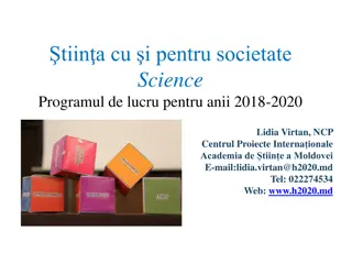 Science Program 2018-2020 for Societal Impact