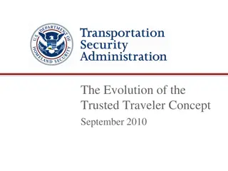 Evolution of Trusted Traveler Programs in September 2010