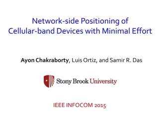 Cellular Network Positioning Techniques for Location Estimation