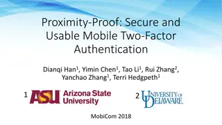 Proximity-Proof: Secure and Usable Mobile Two-Factor Authentication