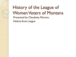 History of the League of Women Voters of Montana