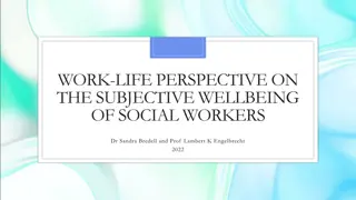 Subjective Wellbeing of Social Workers in South Africa