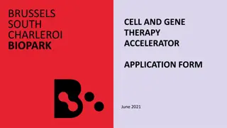 Accelerating Innovation in Biopark: A Funding Proposal for Cell and Gene Therapy Project