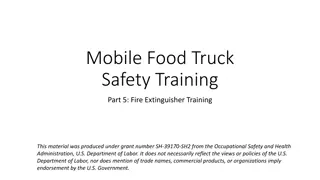 Fire Extinguisher Training for Mobile Food Truck Safety