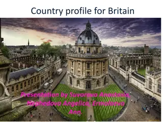 Country Profile: United Kingdom Overview