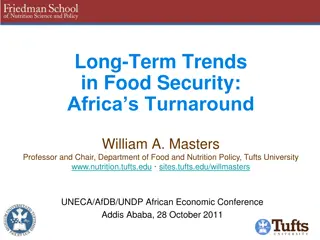 Long-Term Trends in Food Security: Africa's Turnaround by William A. Masters