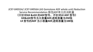 ADF Scan/Copy Quality Issue Resolution Recommendation