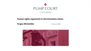 Legal Insights on Human Rights Arguments in Discrimination Claims