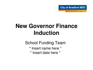 New Governor Finance Induction: School Funding Team Information