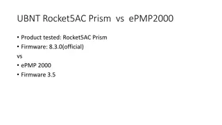 A Comparative Analysis of UBNT Rocket5AC Prism and ePMP2000 Products