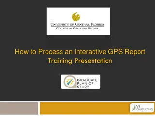 Interactive GPS Report Training Process